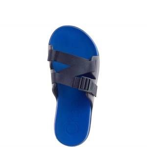 NEW CHACO m chillos slide sandal in active blue